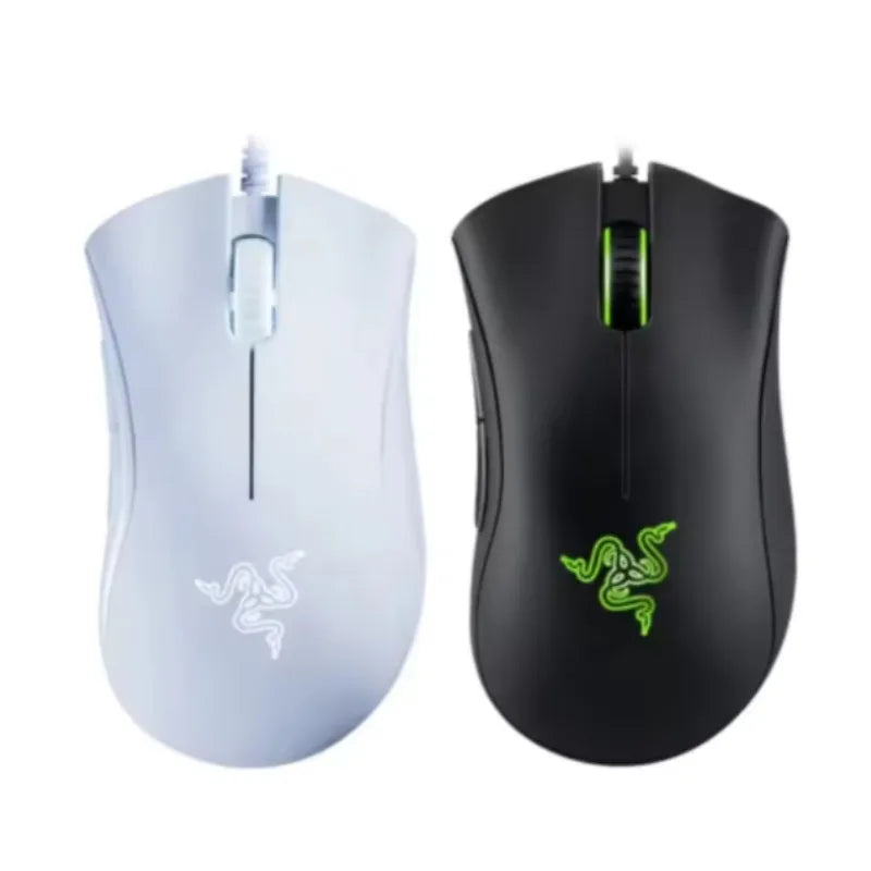 Razer DeathAdder Essential Wired Gaming Mouse Mice 6400DPI Optical Sensor 5 Independently Buttons For Laptop PC Gamer