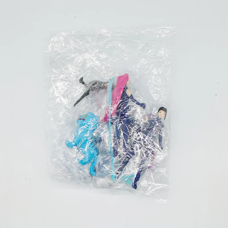 5pcs/Set Kpop Demon Hunters Figure Toy PVC Model Cartoon Gaming Peripherals Desk Decoration Collection Doll For Children Gift