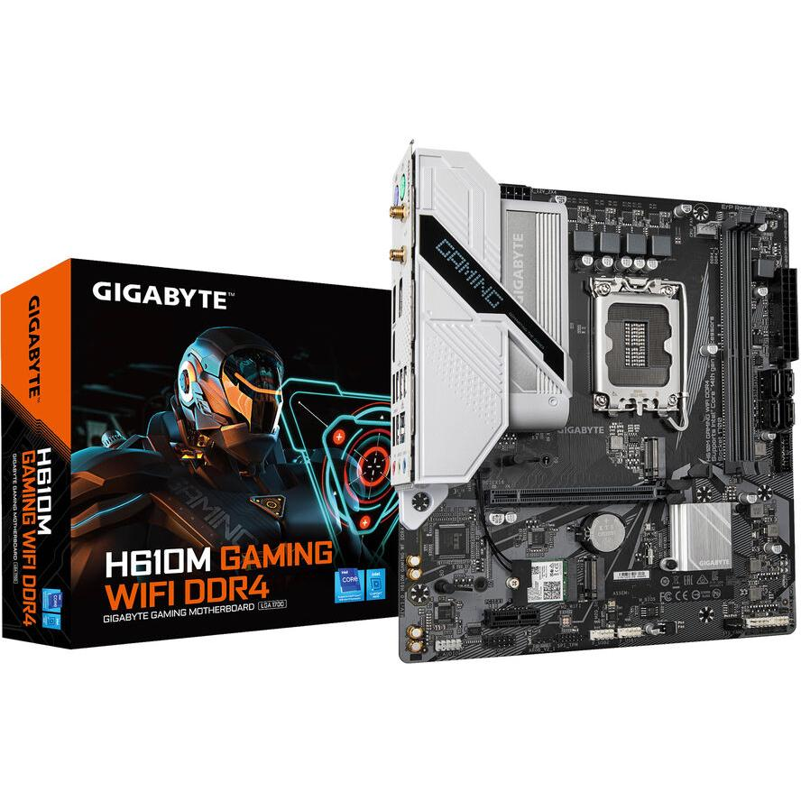 GIGABYTE H610M GAMING WF DDR4 alaplap Intel H610 Express LGA 1700 Micro ATX (H610M GAMING WF DDR4)