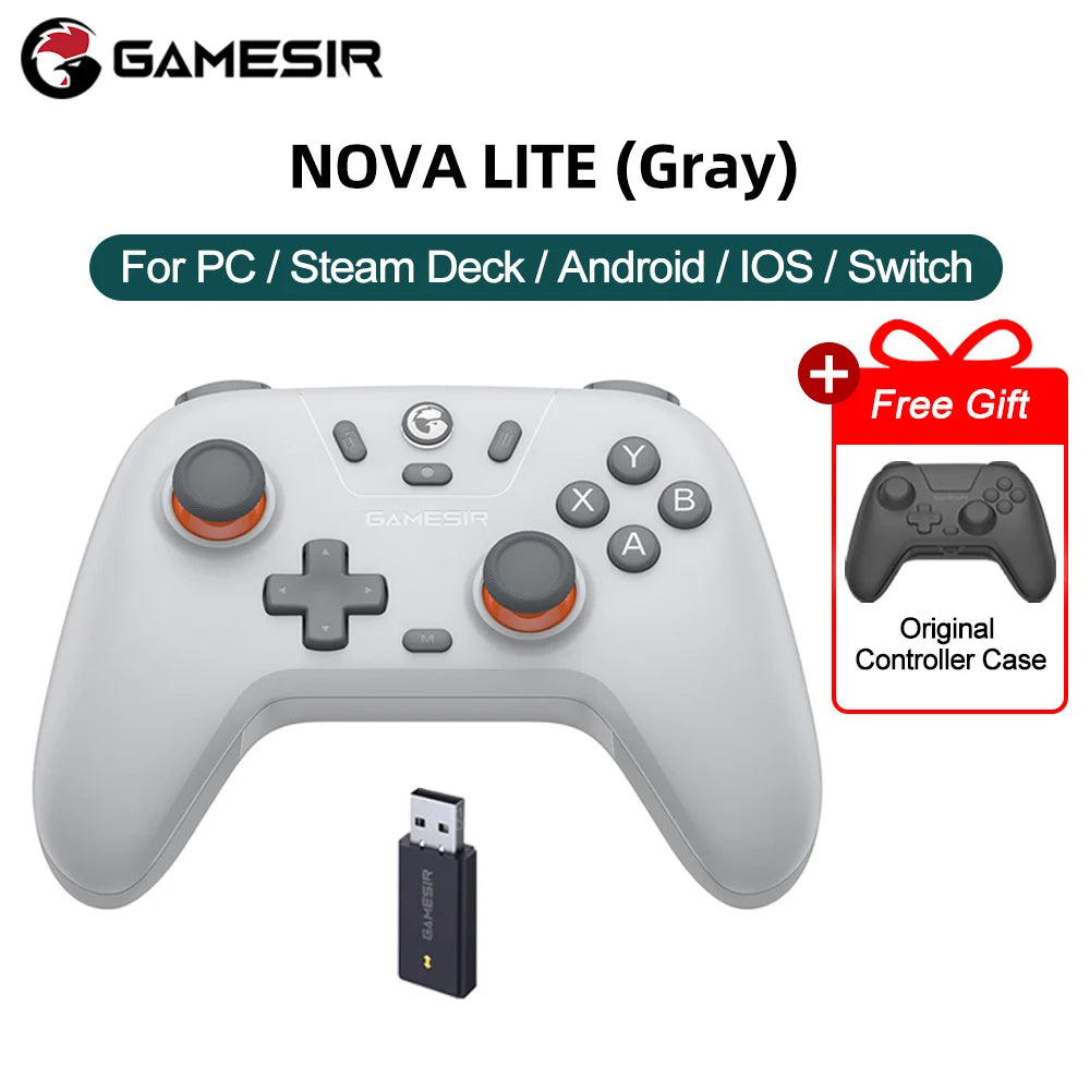 GameSir Nova Lite Gamepads PC Switch 2 Gaming Controller for Nintendo Switch 2 Switch Steam iOS Android Hall Effect Josticks