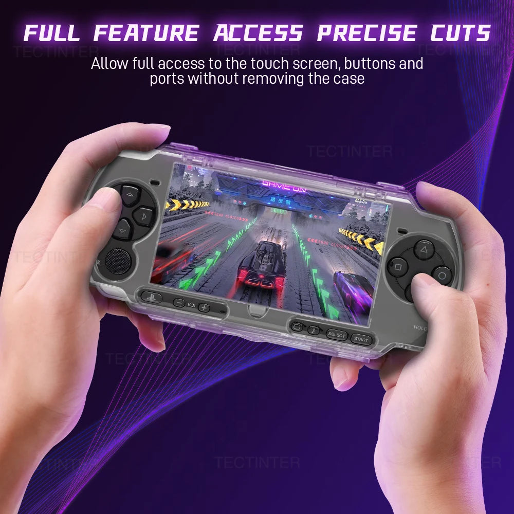 Transparent Clear Hard Cover Crystal Case PSP 2000/3000 Handheld Console Protective Shell for Sony PSP 2000 Gaming Accessories