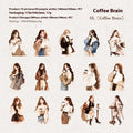 Walking Coffee House Series Coffee Theme Hand Account DIY Material Decorative Sticker