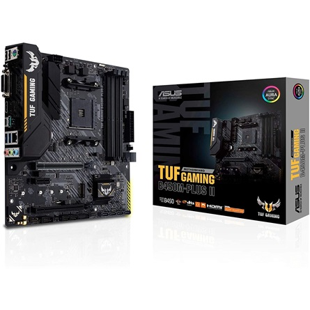 ASUS TUF Gaming B450M-Plus II AMD B450 Socket AM4 Micro ATX (TUF GAMING B450M-PLUS II)