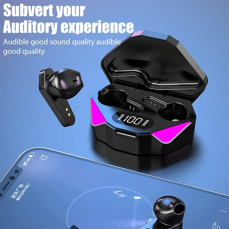 2025 New TWS Wireless Earphone 5.3 bluetooth Headphone Low Latency Earbud Esport Gaming Headset Gamer with Mic For xiaomi iphone