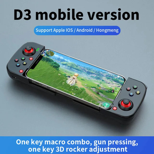 Cell Phone Gamepad Joystick For iPhone Android Control Bluetooth Controller Trigger Pubg Mobile Game Pad Gaming Cellphone Mando