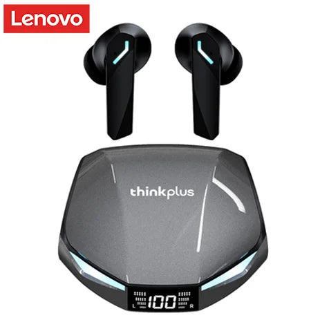 New Lenovo XT53 Wireless Upgrade Bluetooth 5.4 Earphones LED Digital Display Waterproof Headphones Low Latency Gaming Earbuds