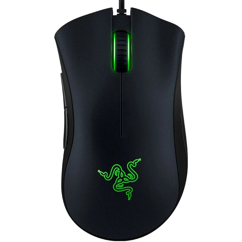 Razer DeathAdder Essential Wired Gaming Mouse Mice 6400DPI Optical Sensor 5 Independently Buttons For Laptop PC Gamer