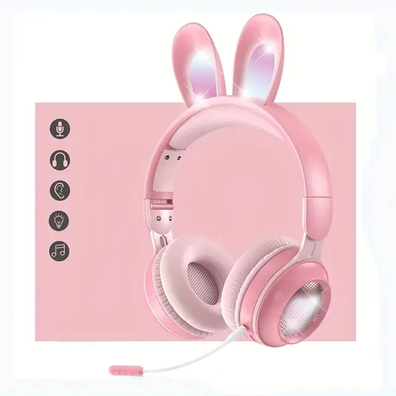 Bunny Beats RGB LED Kids Headphones