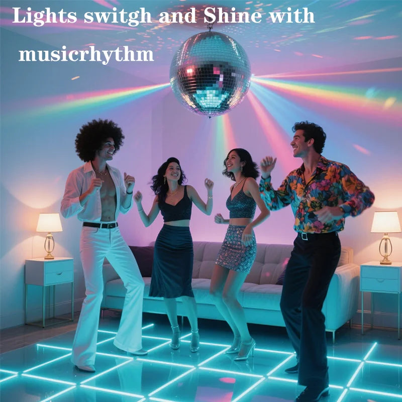 Tuya Bluetooth APP controls LED Smart Light RGBCW Dimmable Bulb 15W Household Bedroom Christmas Party Decoration Group Control