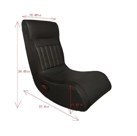 Folding Gamer's Chair with LED & Speakers