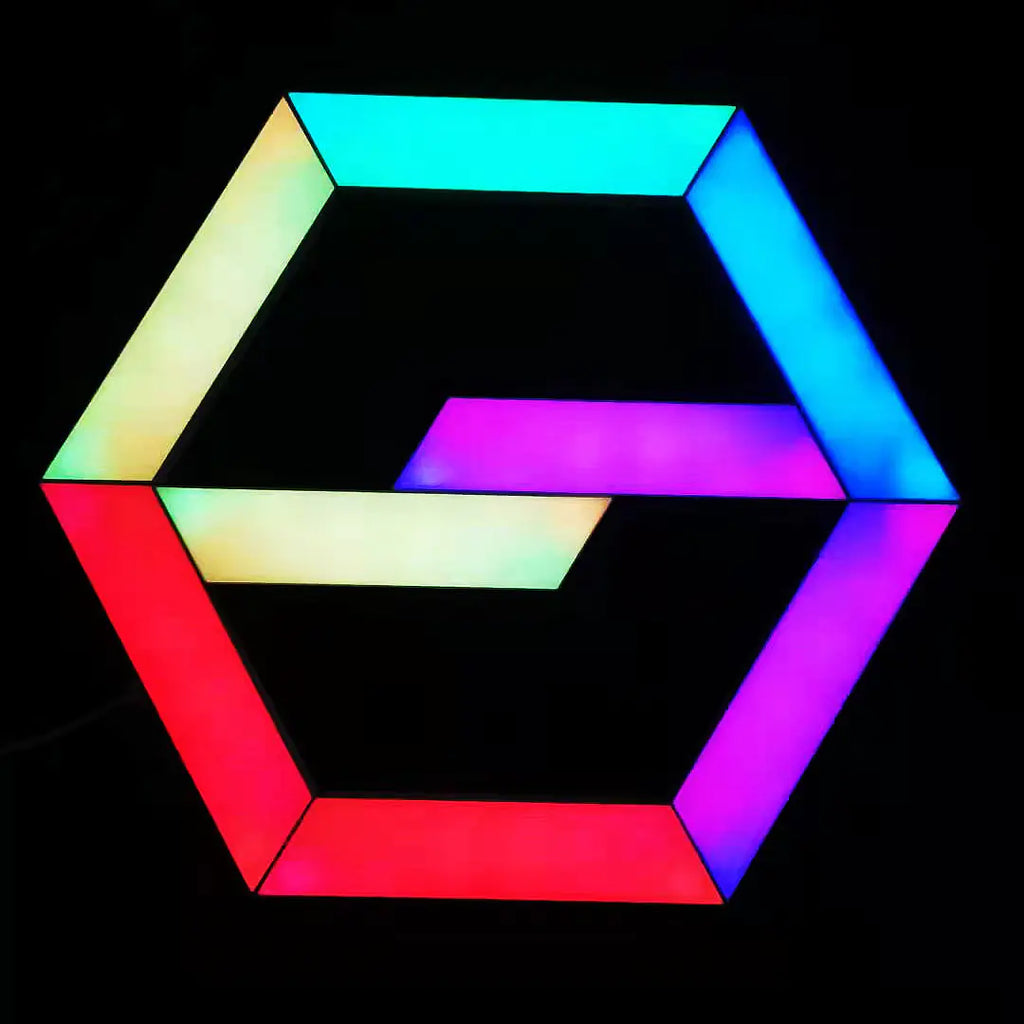 DIY Bluetooth App LED Wall Lamp for Gaming Decor