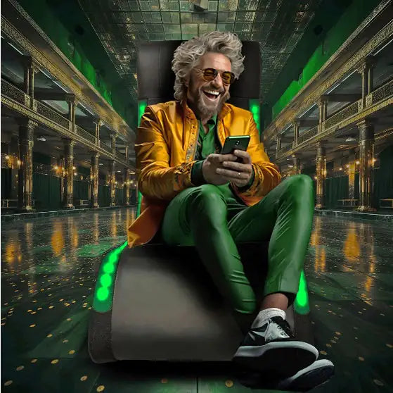 Folding Gamer's Chair with LED & Speakers