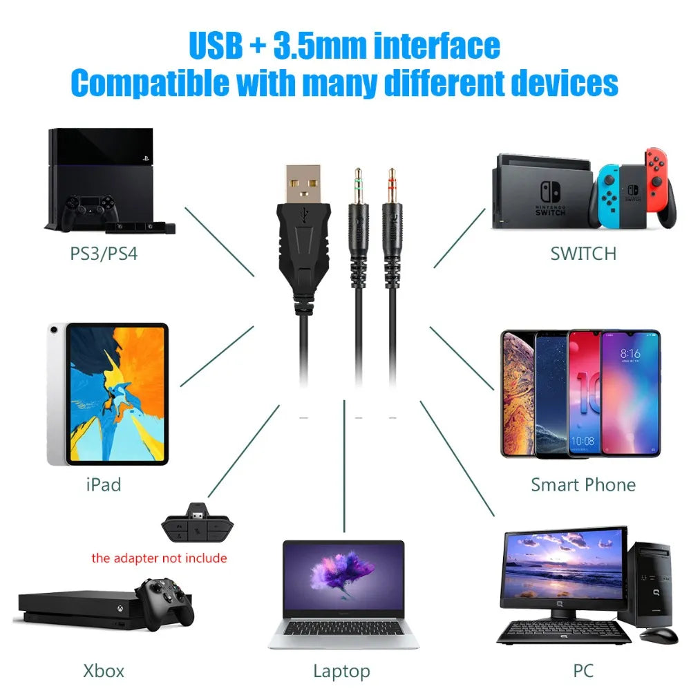 PlayerUnknown's Battlegrounds Style Gaming Headset