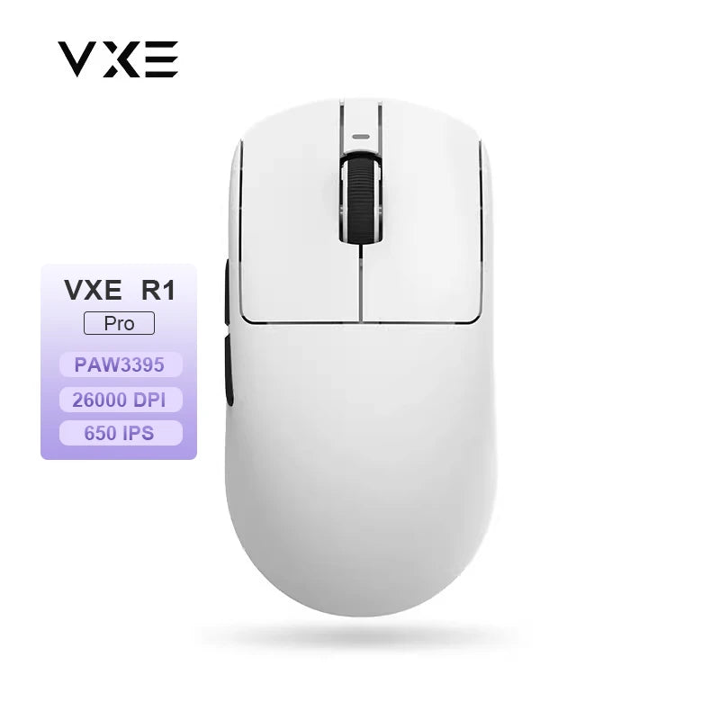 VGN VXE Dragonfly R1 Wireless Gaming Mouse with PAW3395 Sensor 52840 2KHz FPS Low Delay Intelligent Speed for Office And Gaming