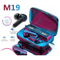 M19 Bluetooth Headset Wireless Tws Gaming Support Noise-cancelling Touch In-ear Mini Emergency Power Bank Headset