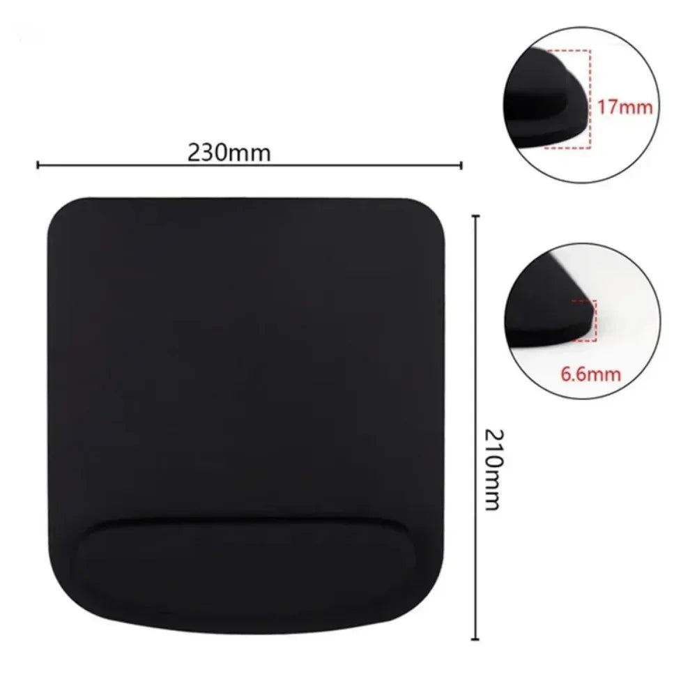 Computer game mouse pad, ergonomic mouse pad, wrist pad, solid-color comfortable mouse pad, office accessories