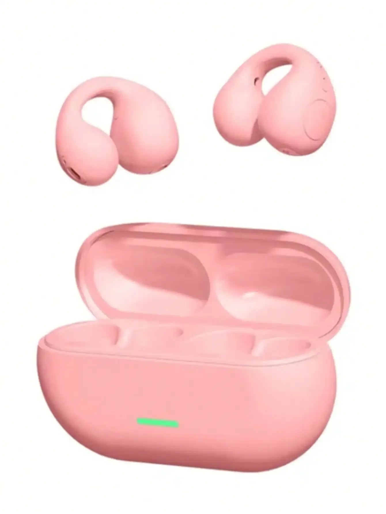 New Fone Bluetooth Headset 5.3 Wireless Air Conduction Headphones Clip Ear Music Noise Canceling HD Call Sports Gaming Earphone