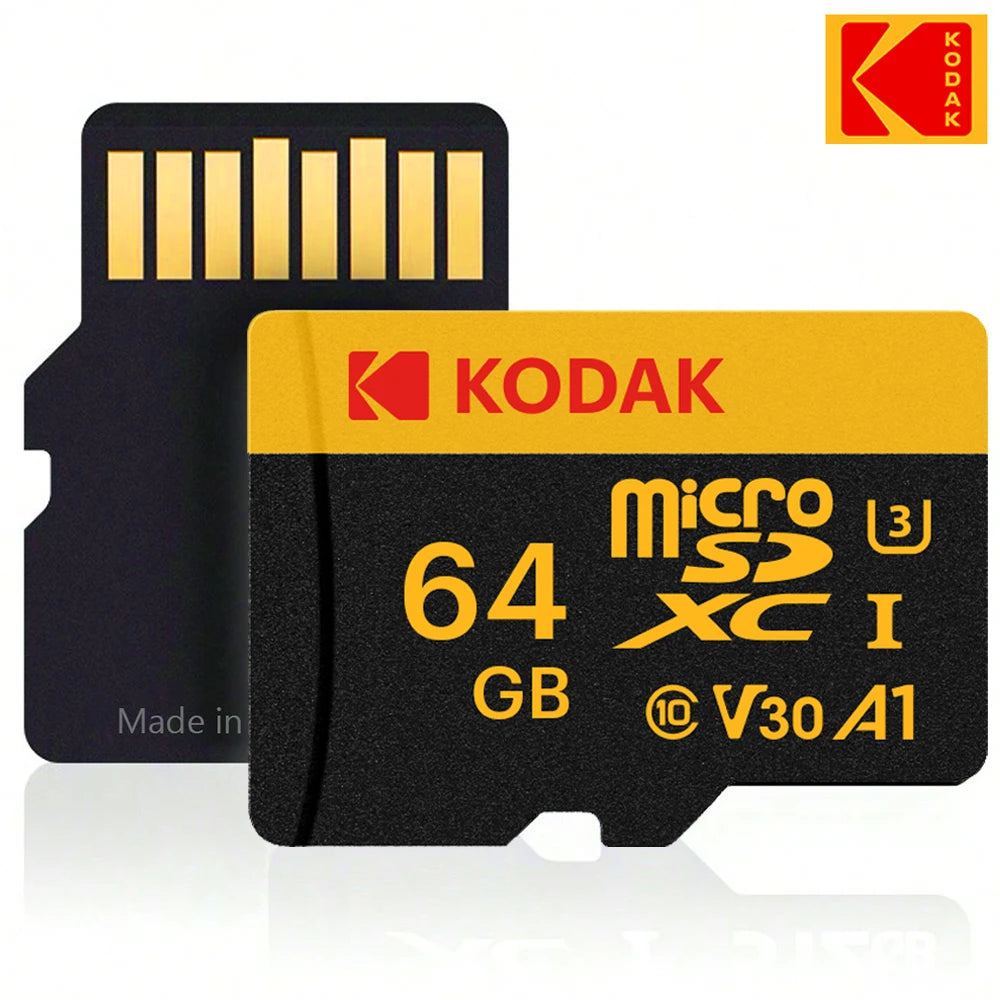 KODAK Mobile Memory Card 256GB Recorder Storage High Speed 128GB monitoring SD Card 64GB 32GB TF Gaming Microsd Class10 U3 V30