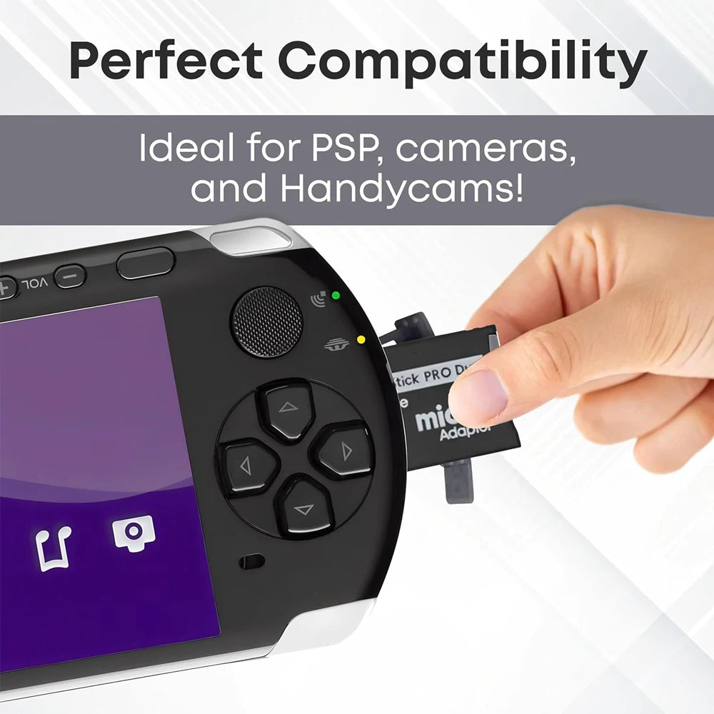 TF to MS Memory Stick Pro Duo Adapter Card Reader for PSP SD Card Converter for Sony PSP1000 2000 3000 Gaming Accessories