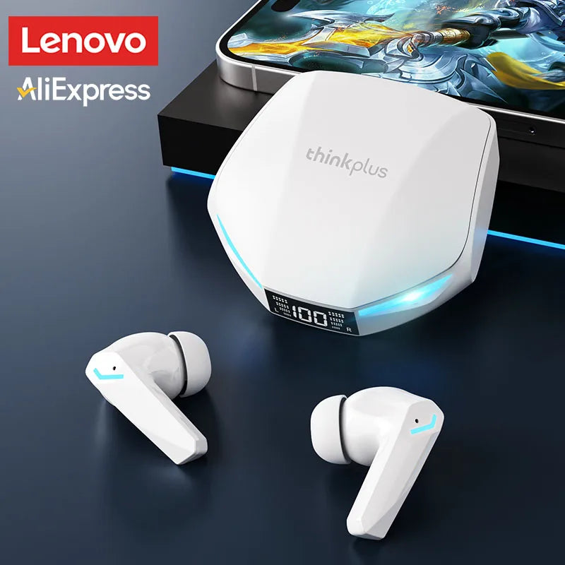 Lenovo XT53 Wireless Upgrade Bluetooth 5.4 Earphones Ultra Long Endurance Low Latency Gaming Headset LED Digital Display Earbuds