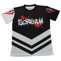 Scream Black and White Gaming Jersey-0