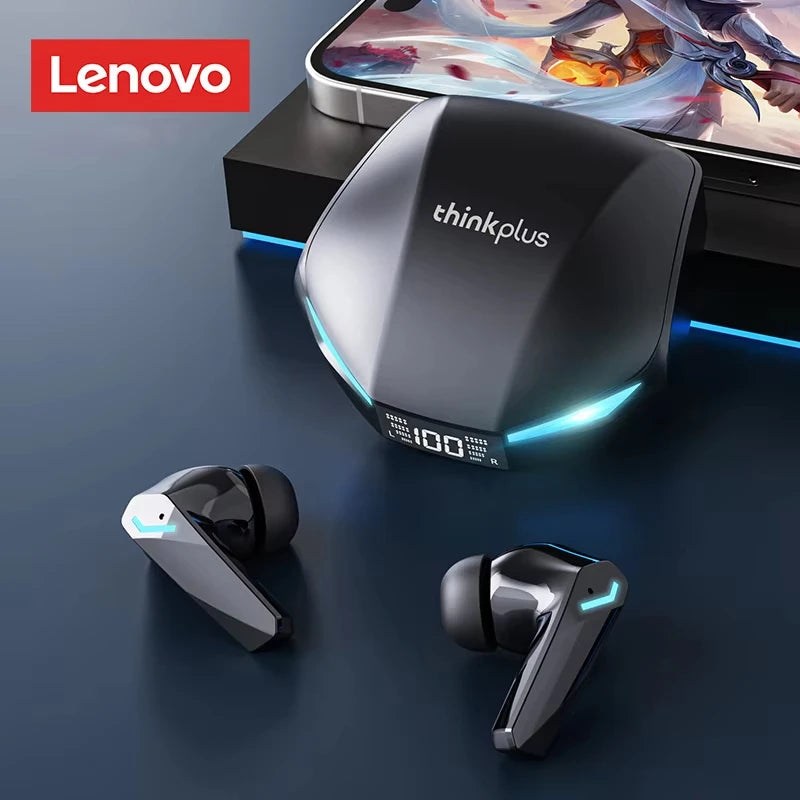 Lenovo XT53 Wireless Upgrade Bluetooth 5.4 Earphones Ultra Long Endurance Low Latency Gaming Headset LED Digital Display Earbuds
