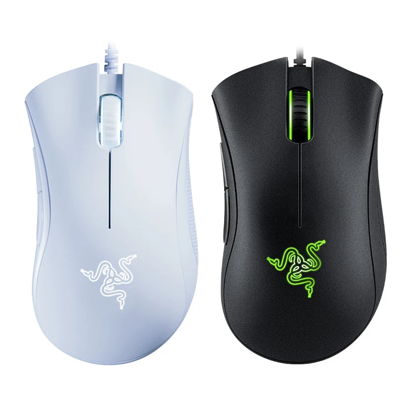 Razer DeathAdder Essential Wired Gaming Mouse Mice 6400DPI Optical Sensor 5 Independently Buttons For Laptop PC Gamer