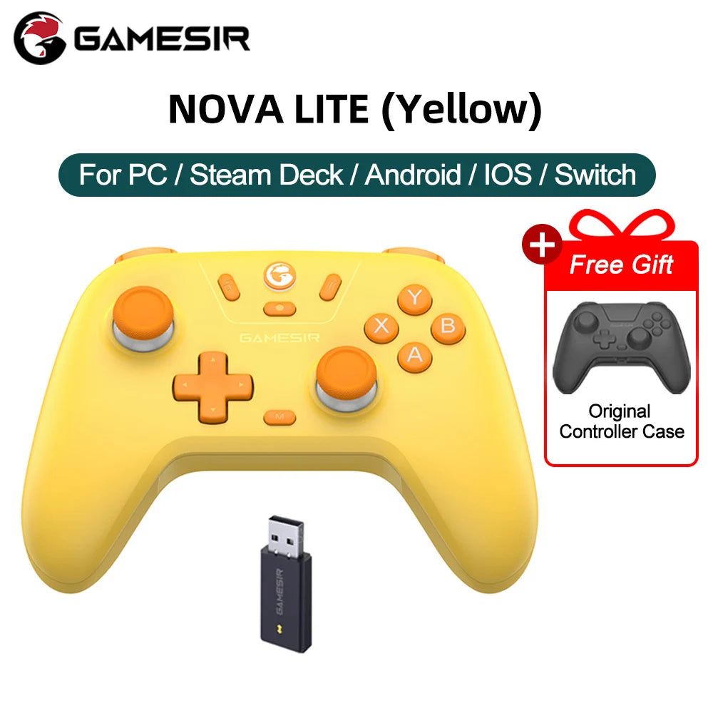 GameSir Nova Lite Gamepads PC Switch 2 Gaming Controller for Nintendo Switch 2 Switch Steam iOS Android Hall Effect Josticks