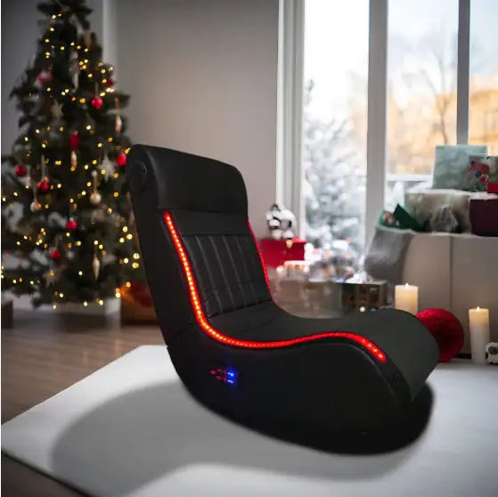 Folding Gamer's Chair with LED & Speakers